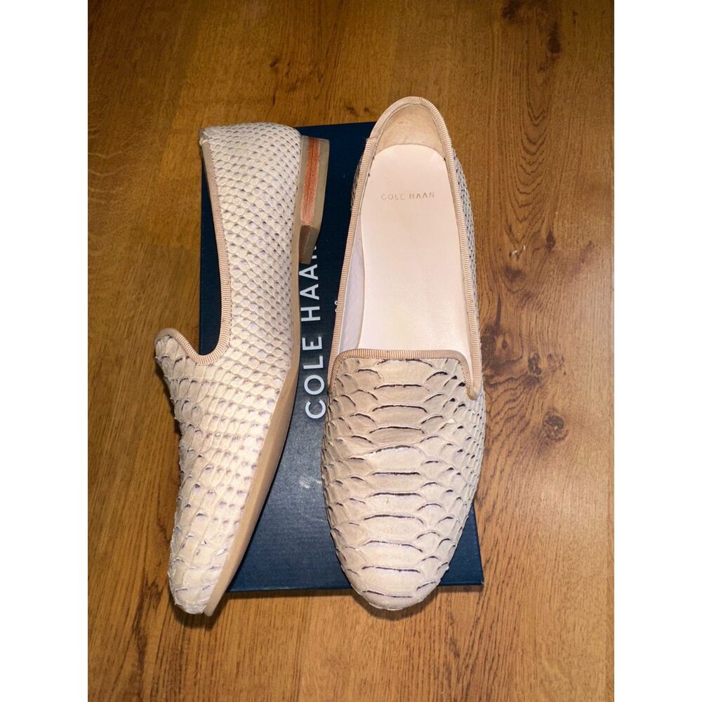 Cole Haan Sabrina Loafer II,‎ Maple Snake Print, Women's Size 6.5